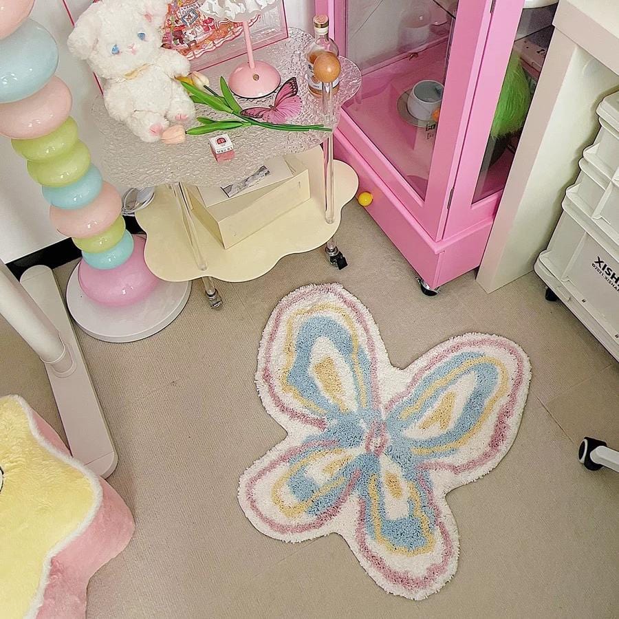 Rug Chic Butterfly Dream Plush Carpet