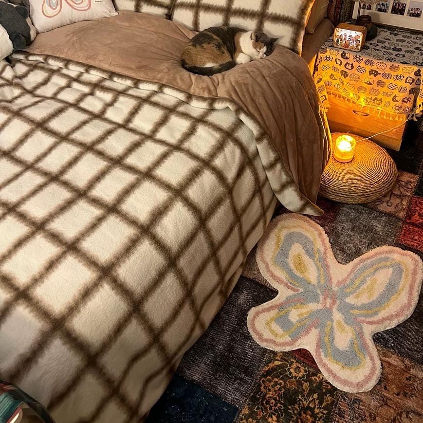 Rug Chic Butterfly Dream Plush Carpet