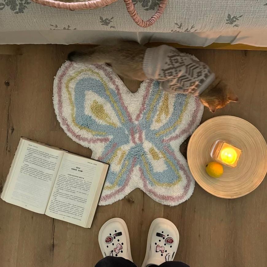 Rug Chic Butterfly Dream Plush Carpet
