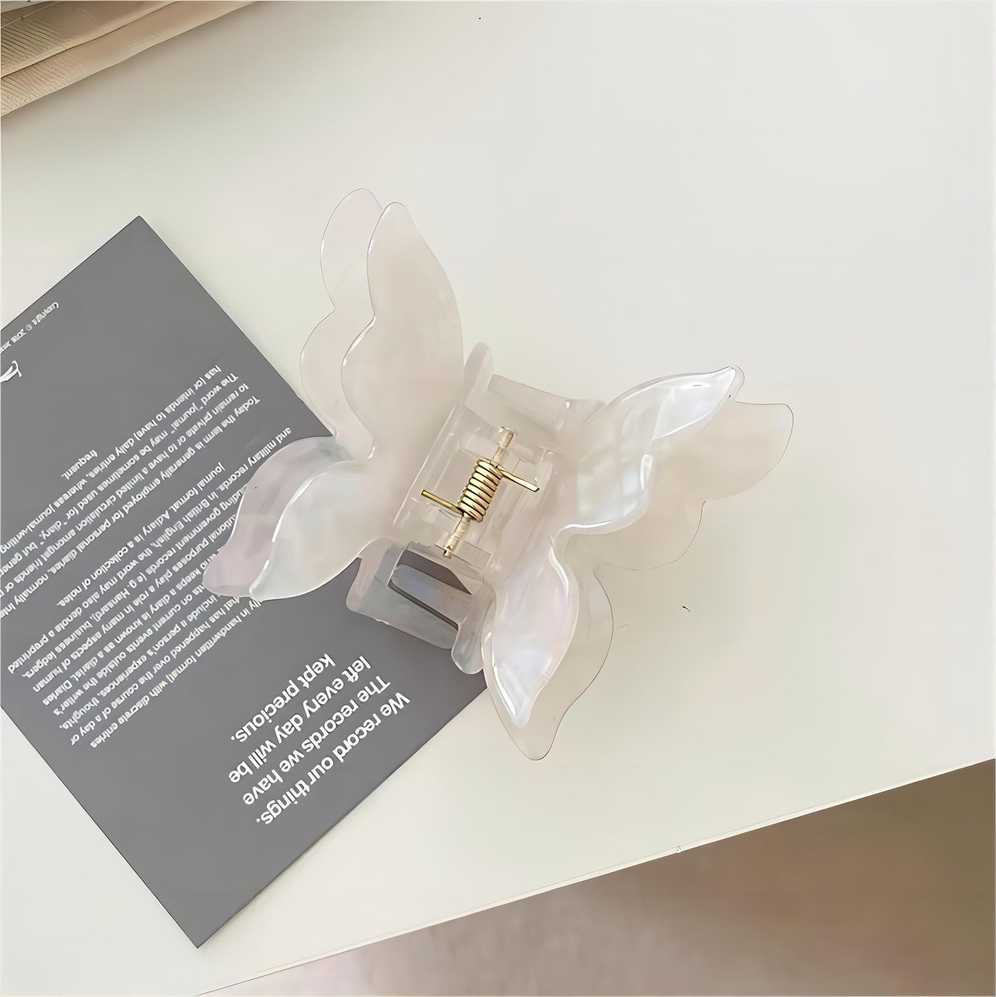 Bunte Schmetterling Chignon Krallenklammer Haarspange