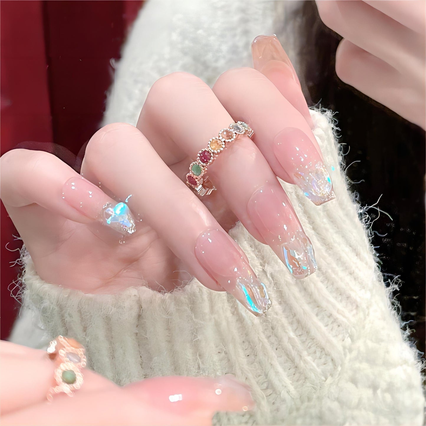 Bague chic et colorée en tourmaline naturelle