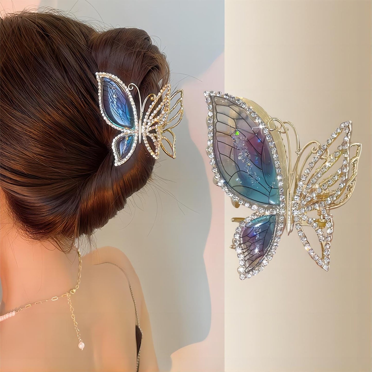 Trendy Schmetterling Chignon Claw Clip Haarspange