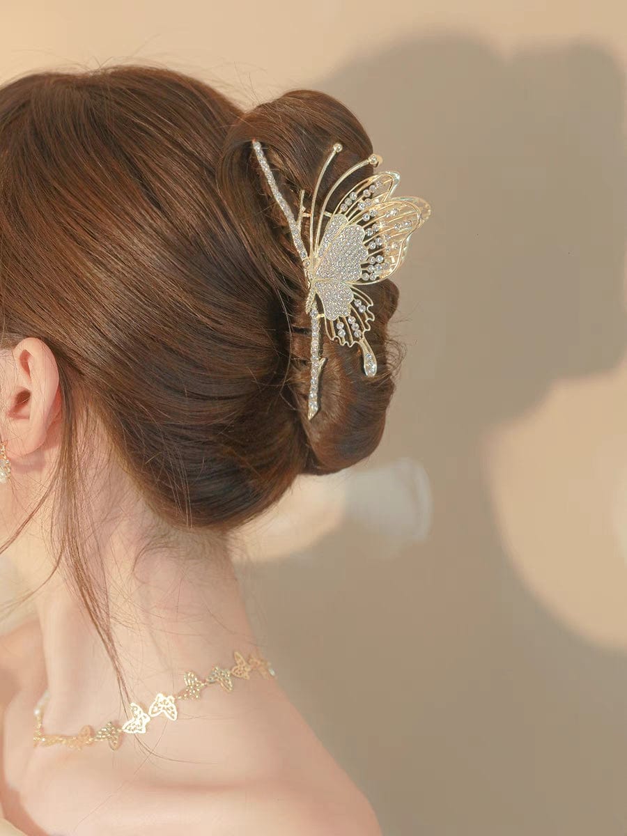 Elegant Butterfly Chignon Claw Clip Hair Clip