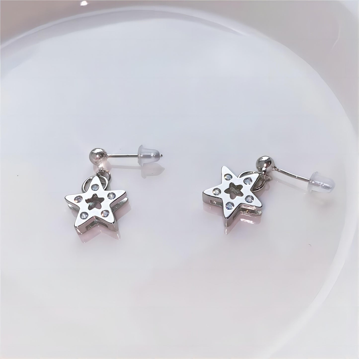 Sparking Star Earrings