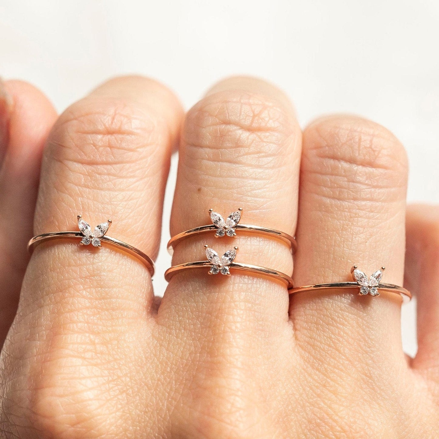 Bague Chic Sweet Floral Papillon Ours Coeur