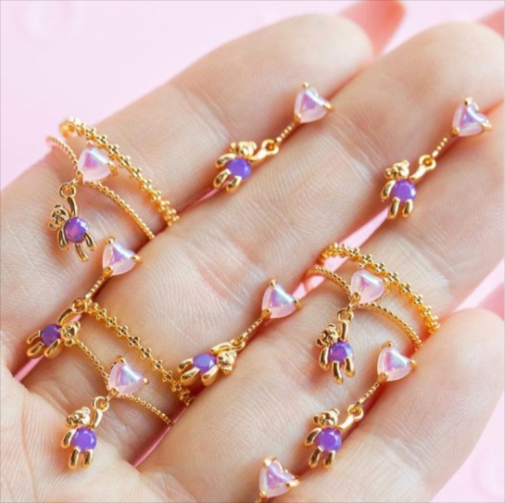Bague Chic Sweet Floral Papillon Ours Coeur