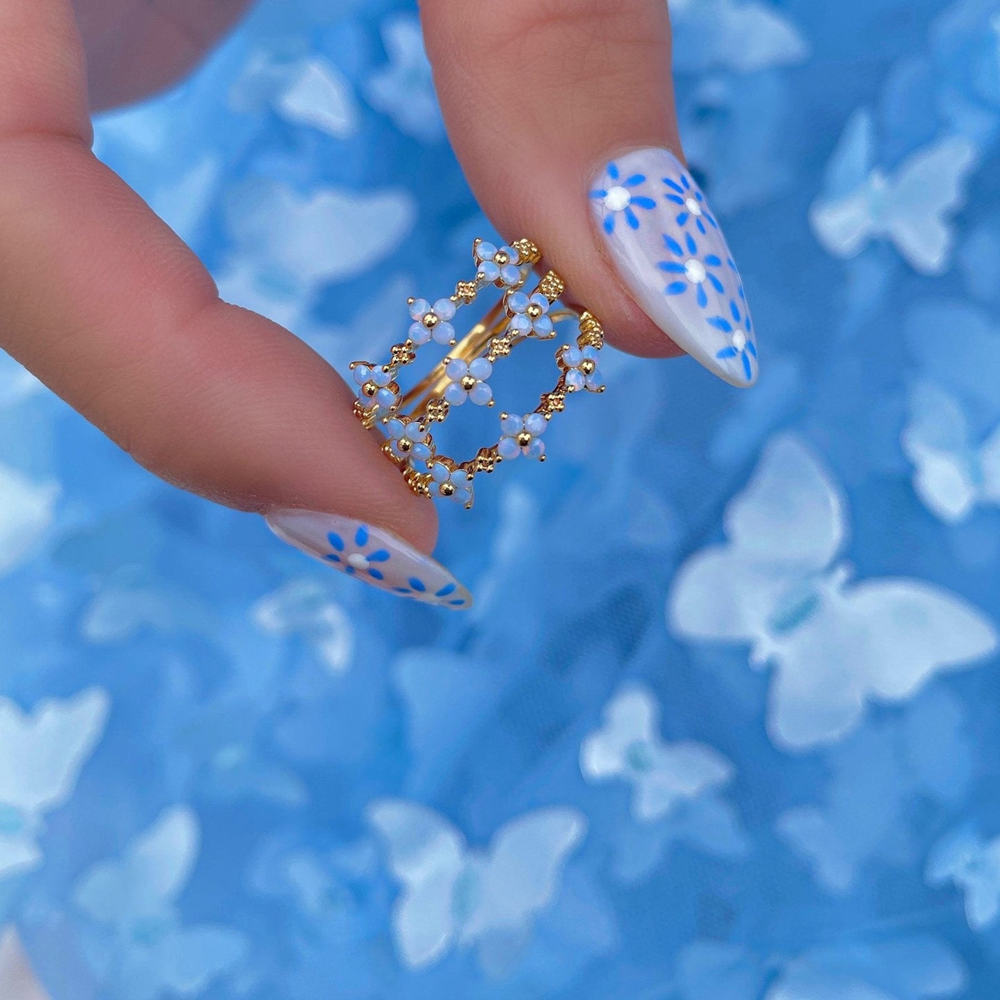 Bague Chic Sweet Floral Papillon Ours Coeur