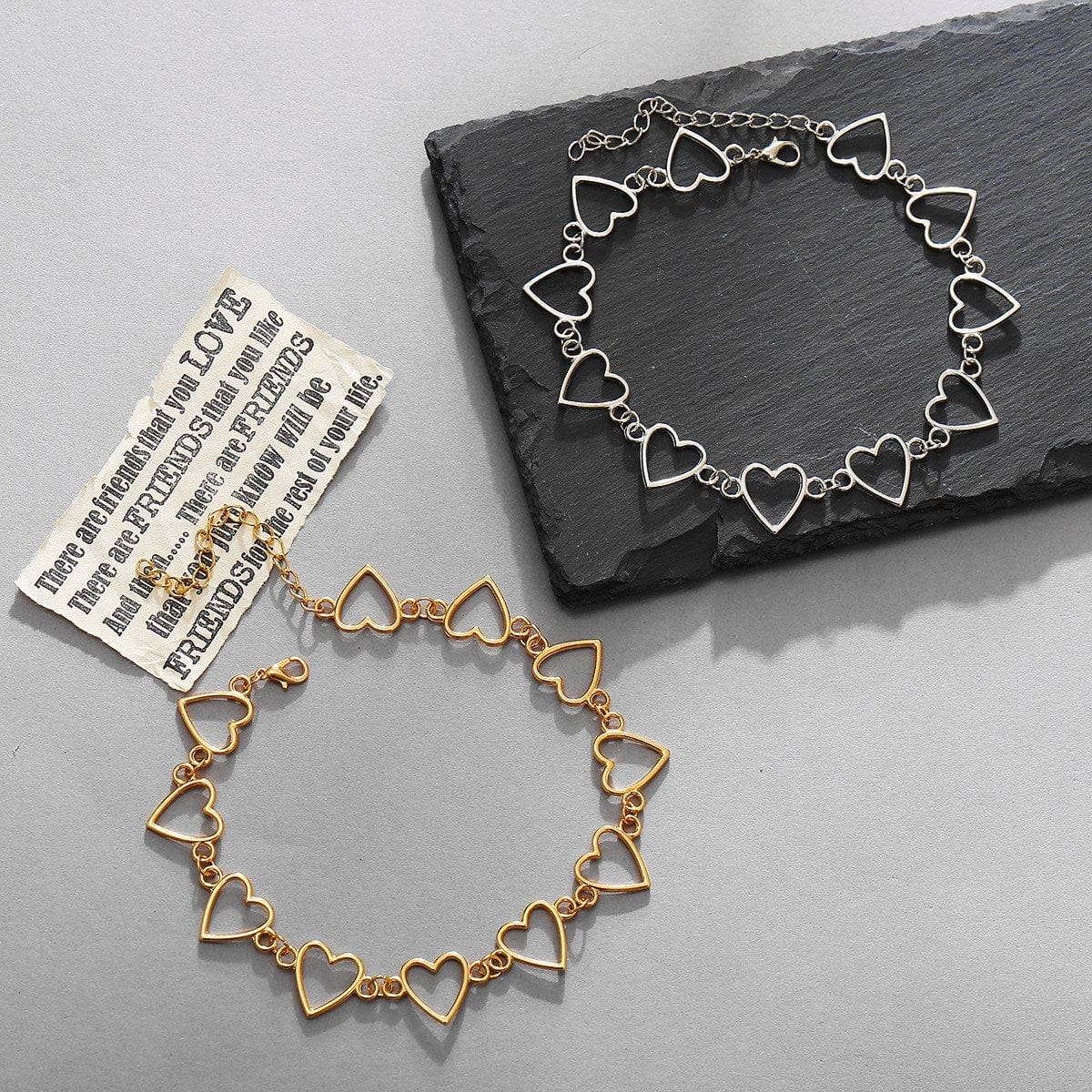 Cute Heart Chain Necklace