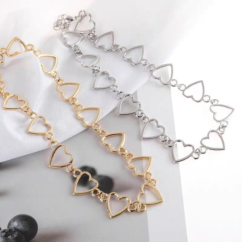 Cute Heart Chain Necklace
