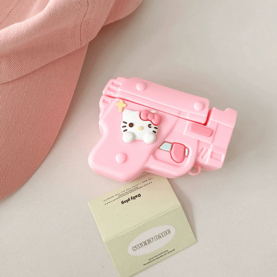 Chic Kitty Pistol Style Earphone AirPods Earphone Case
