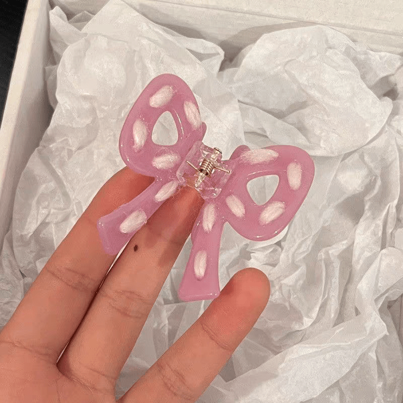 Knitting Wool Woven Ribbon Hair Clip