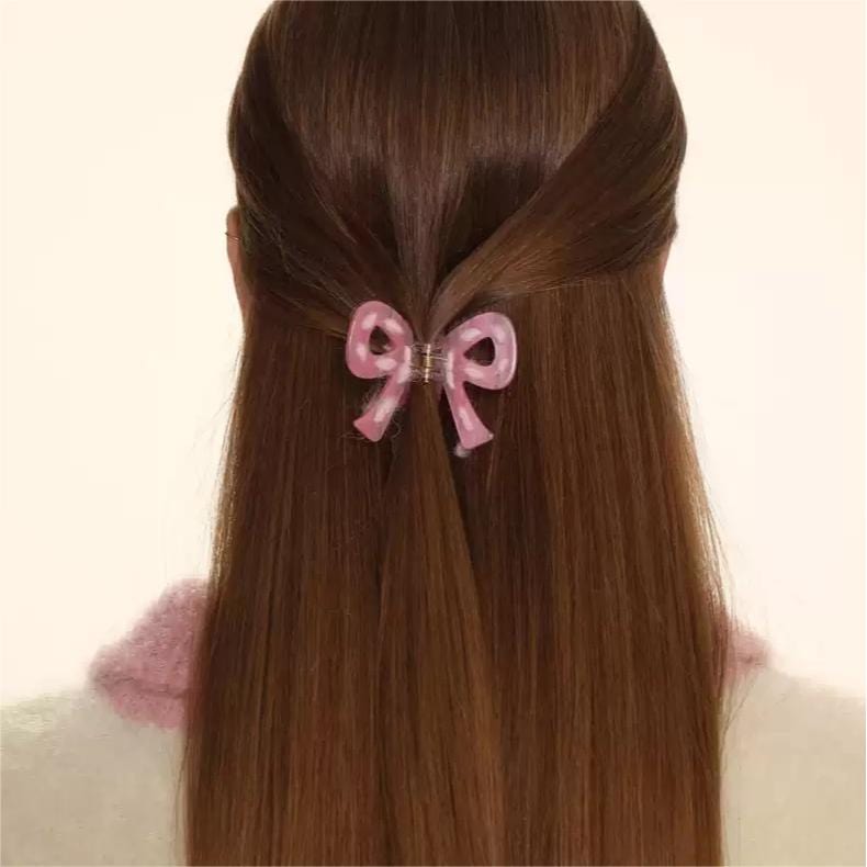 Knitting Wool Woven Ribbon Hair Clip
