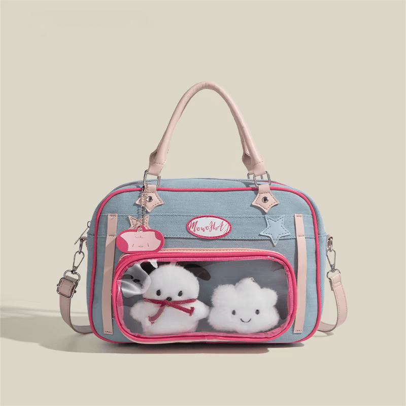 Kawaii Star Denim Shoulder Bag