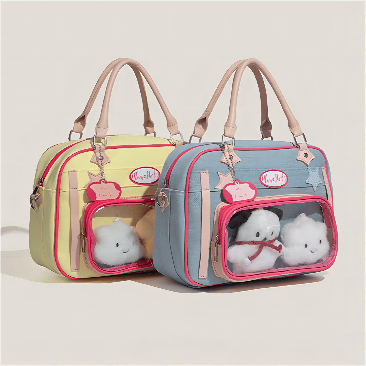 Kawaii Star Denim Shoulder Bag