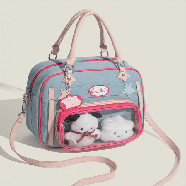 Kawaii Star Denim Shoulder Bag