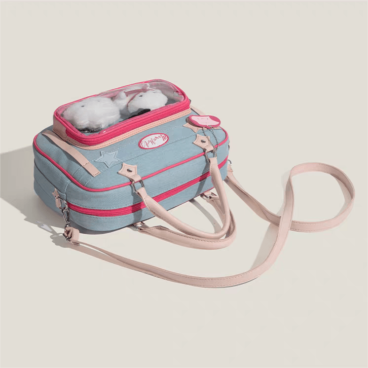 Kawaii Star Denim Shoulder Bag