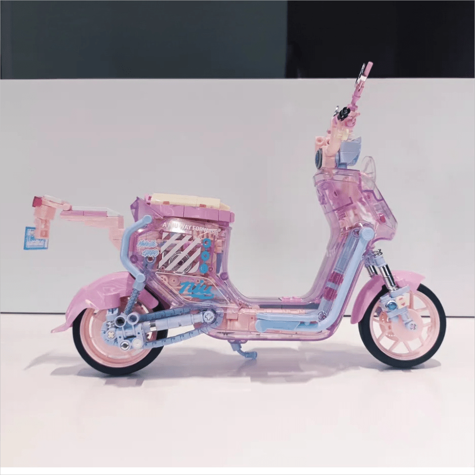Kawaii Pink Motor Building Bricks