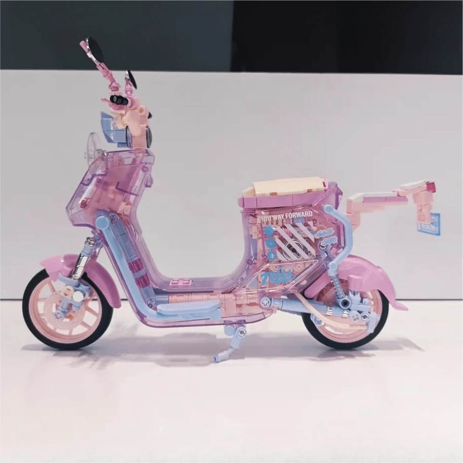Kawaii Pink Motor Building Bricks