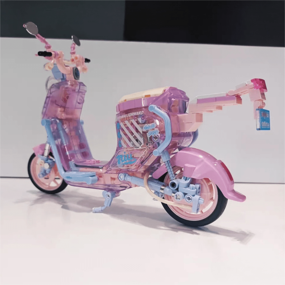 Kawaii Pink Motor Building Bricks