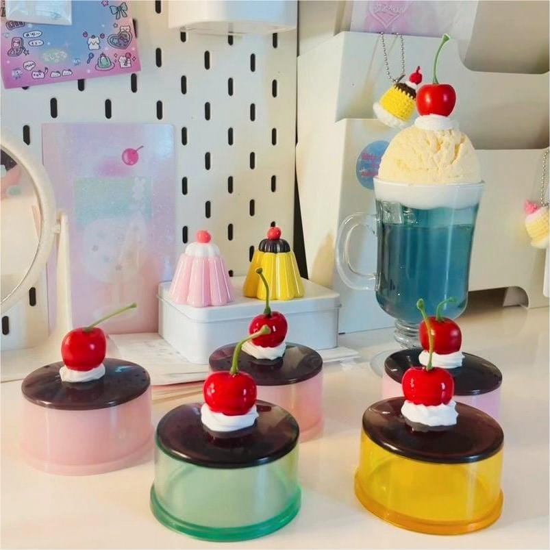 Cute Crystal Pudding Jewelry Box
