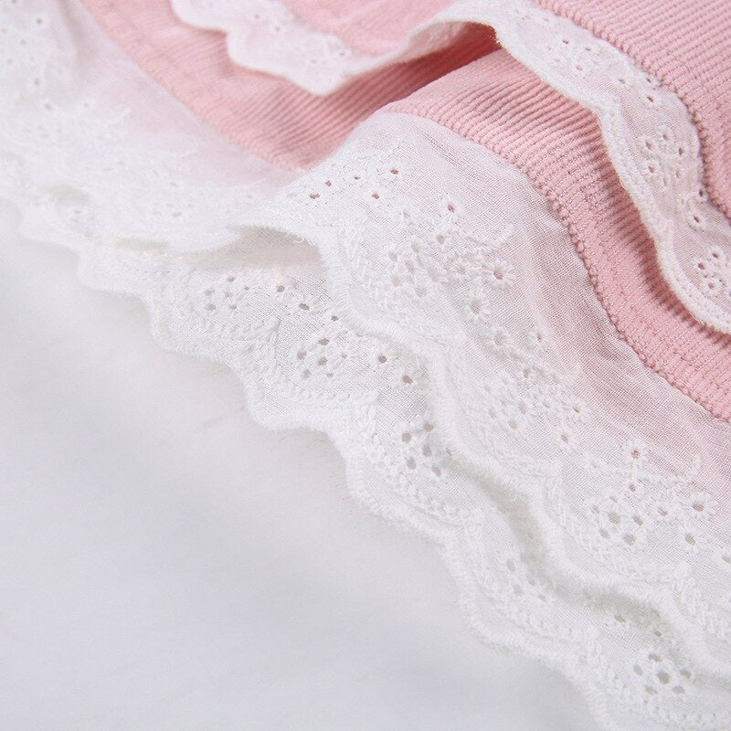 Corduroy baby doll skirt - angelcore - fae - faecore - french nymphette - lolita skirt