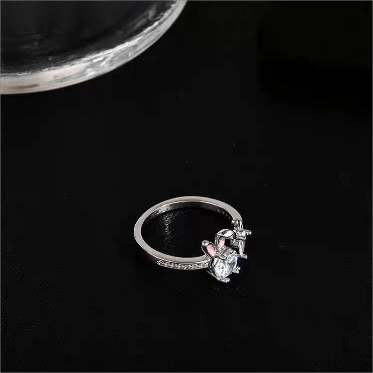 Cute Carrot Rabbit Ring