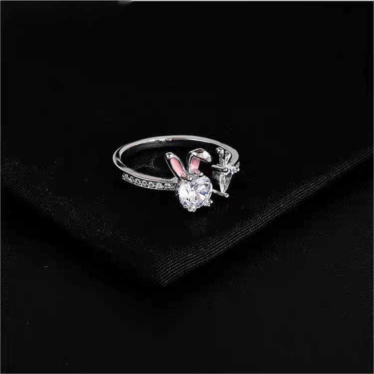 Cute Carrot Rabbit Ring