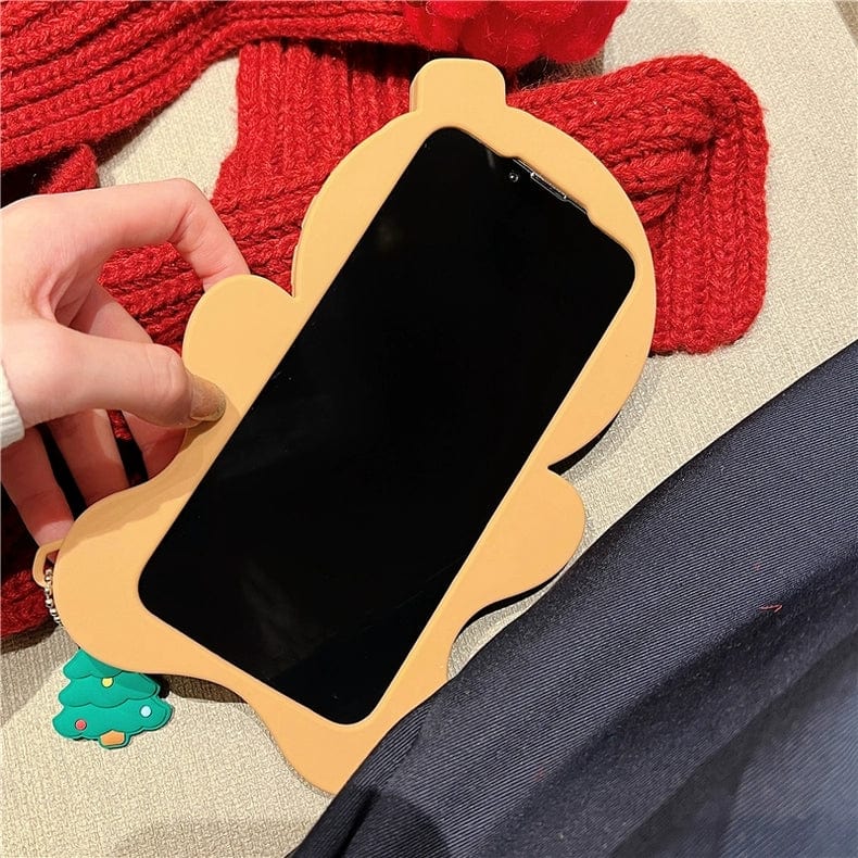 Coque iPhone Kawaii Gingerbread Man