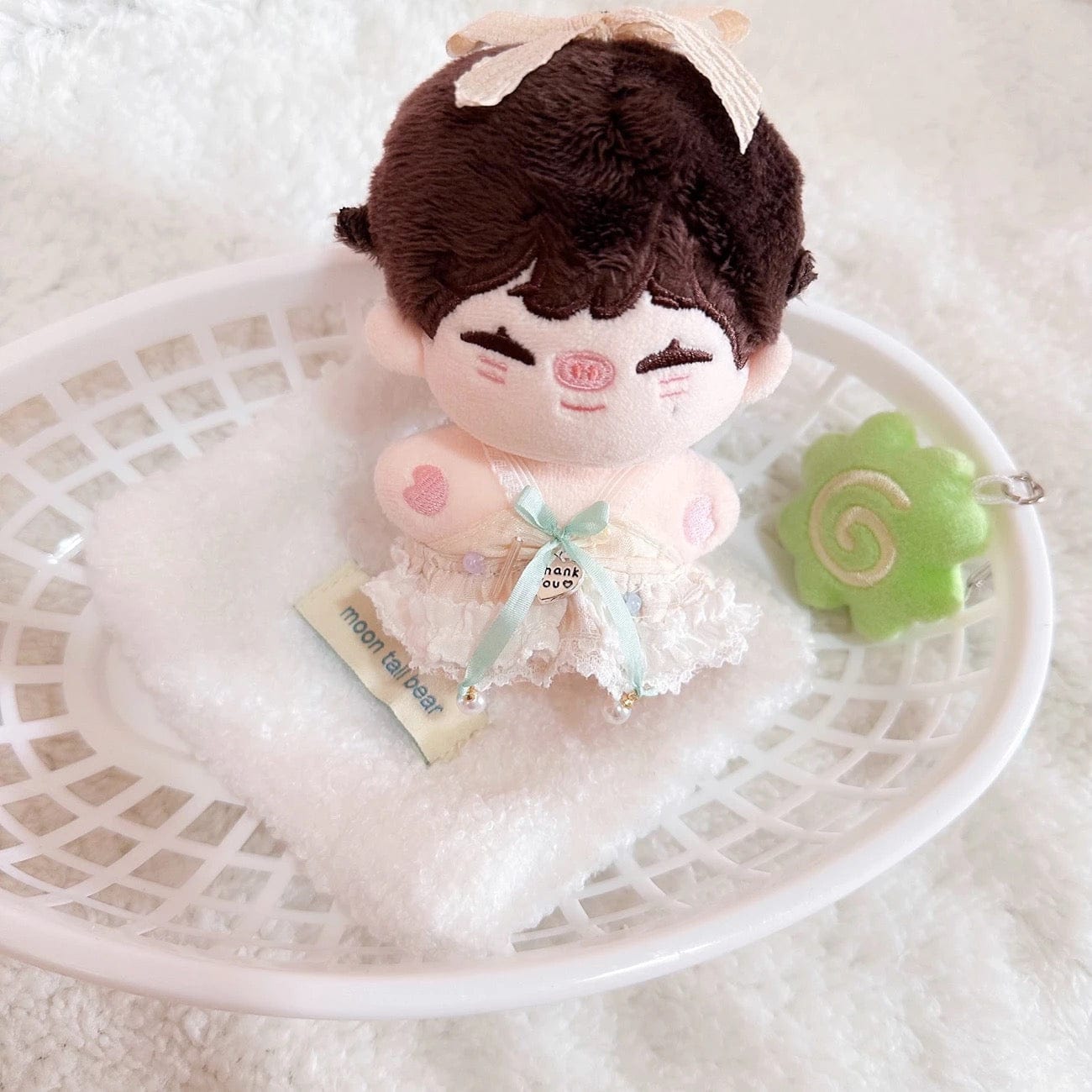 Plush Square Plush Narutomaki Cute Coaster