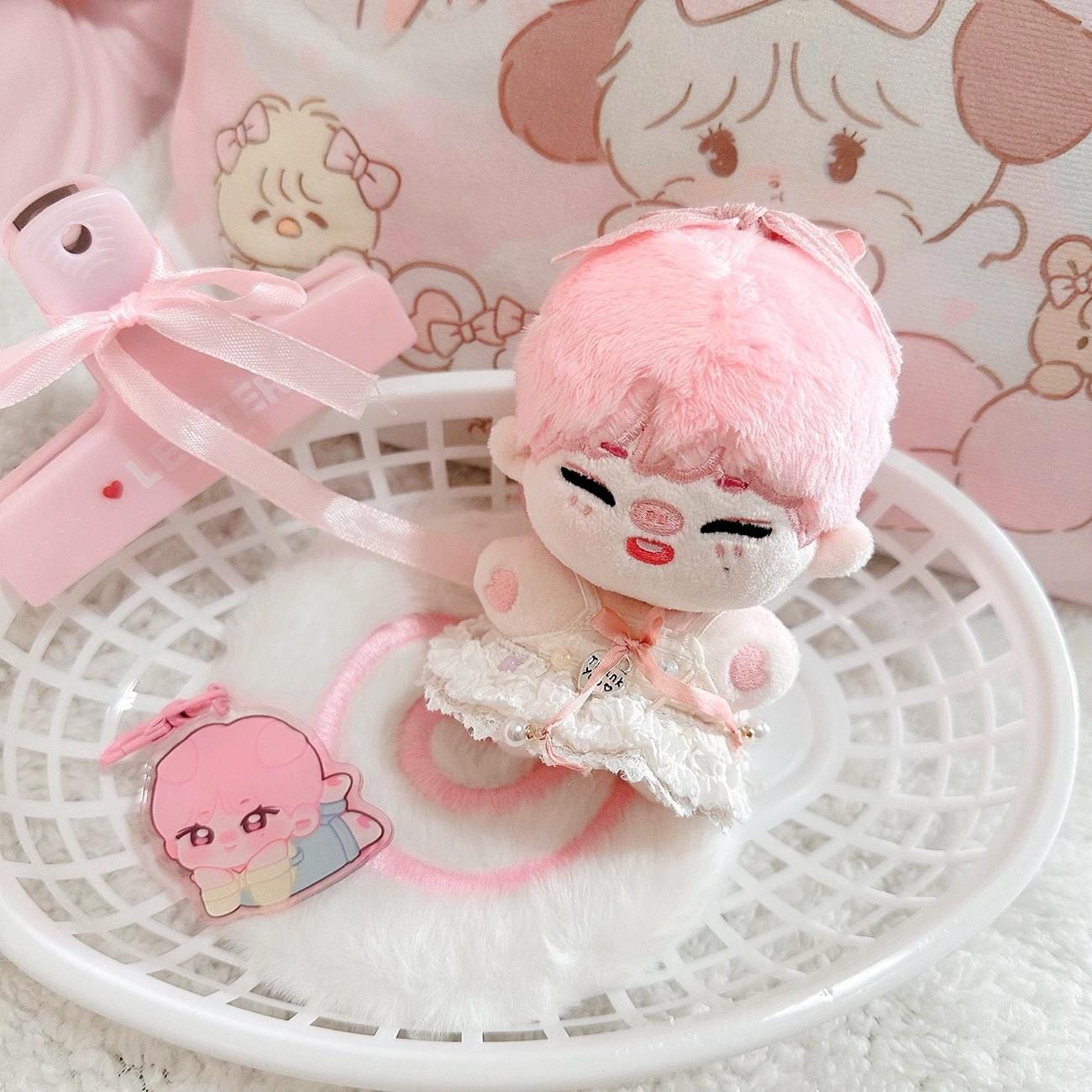Plush Square Plush Narutomaki Cute Coaster