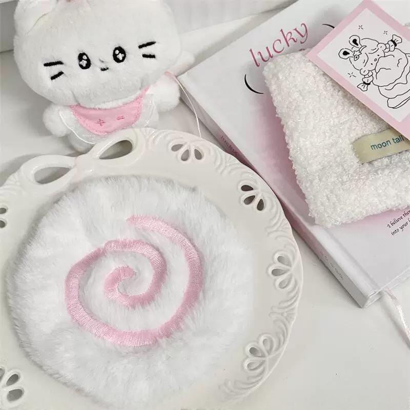 Plush Square Plush Narutomaki Cute Coaster