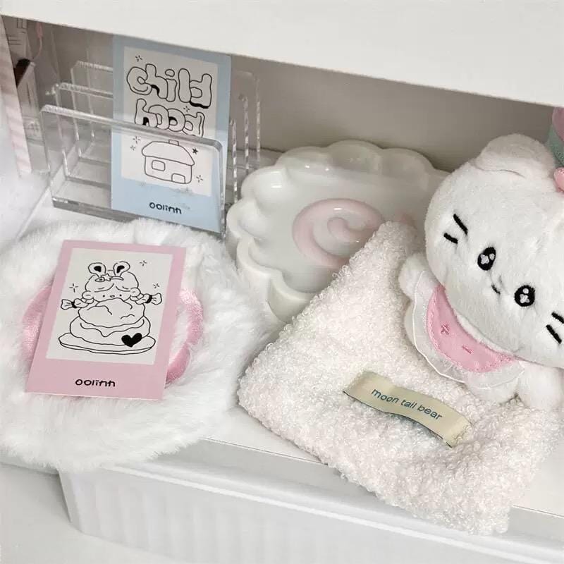 Plush Square Plush Narutomaki Cute Coaster
