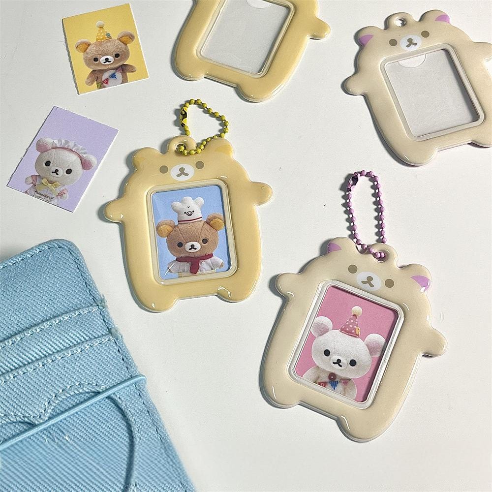 Rilak Photocard Keychain Holder Kpop Cute