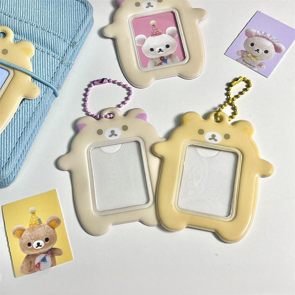 Rilak Photocard Keychain Holder Kpop Cute