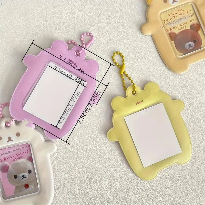 Rilak Photocard Keychain Holder Kpop Cute