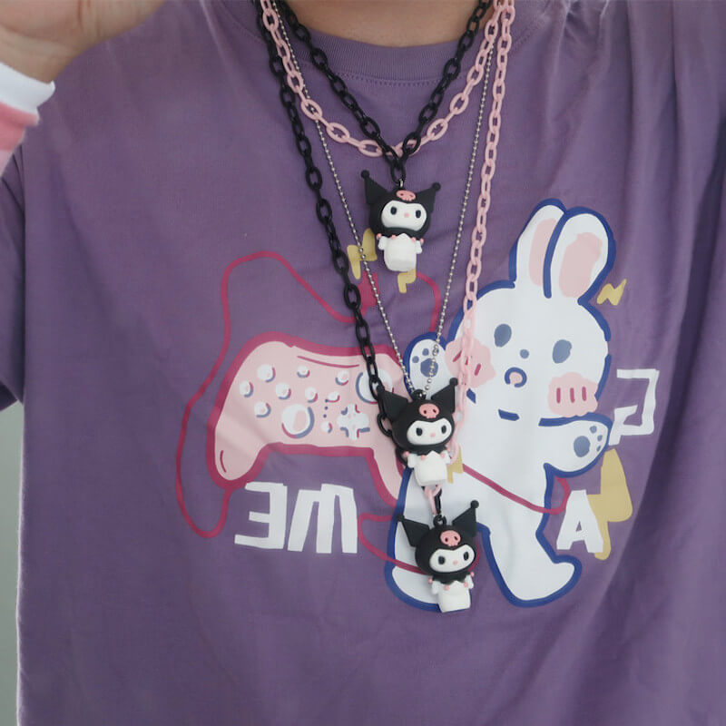 Kawaii Kuro Chain Necklace