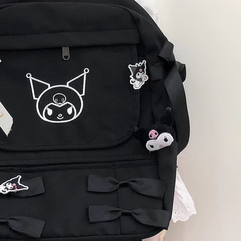 Kawaii Bow Kitty Backpack Bag