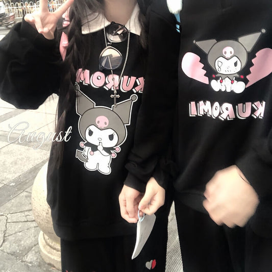 Kuro Couple Polo Sweatshirt