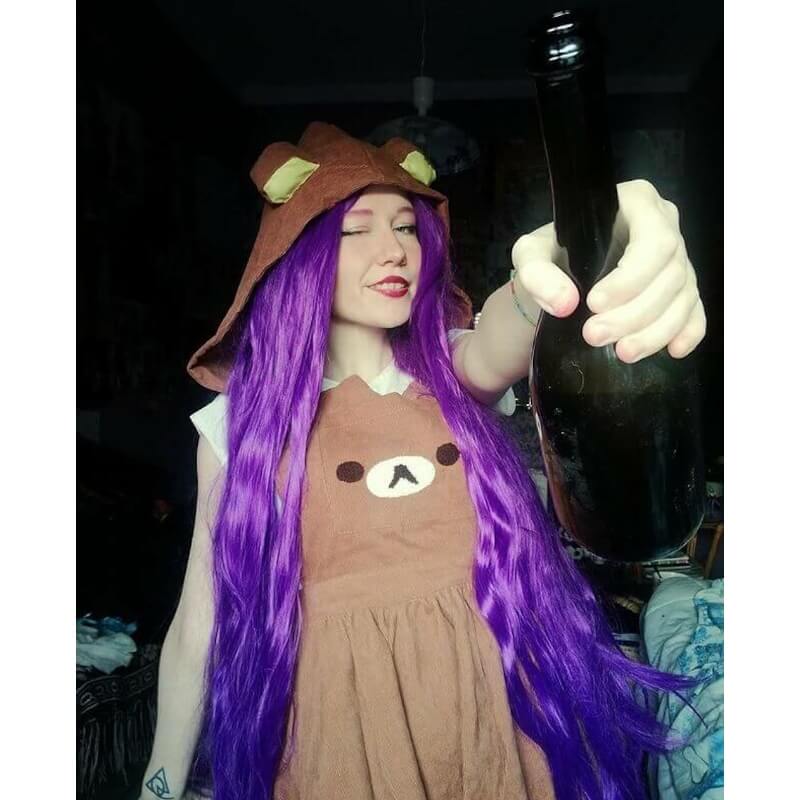 Kawaii Rilaka Bär Hosenträgerkleid