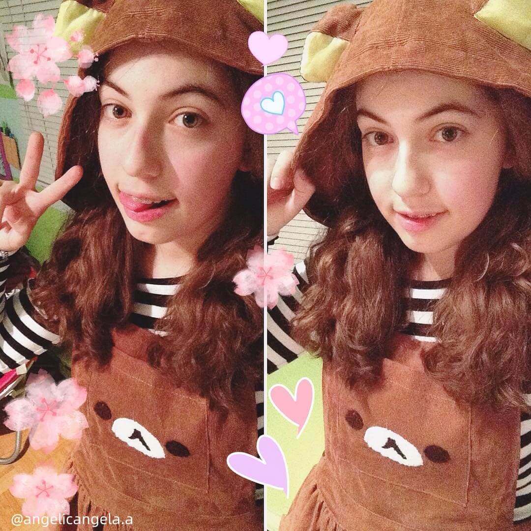 Kawaii Rilaka Bär Hosenträgerkleid