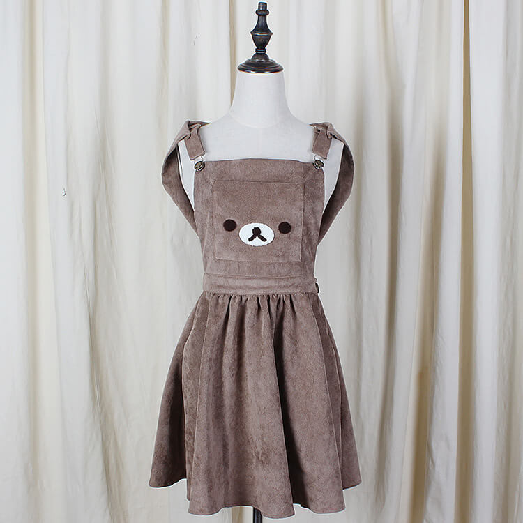 Kawaii Rilaka Bär Hosenträgerkleid