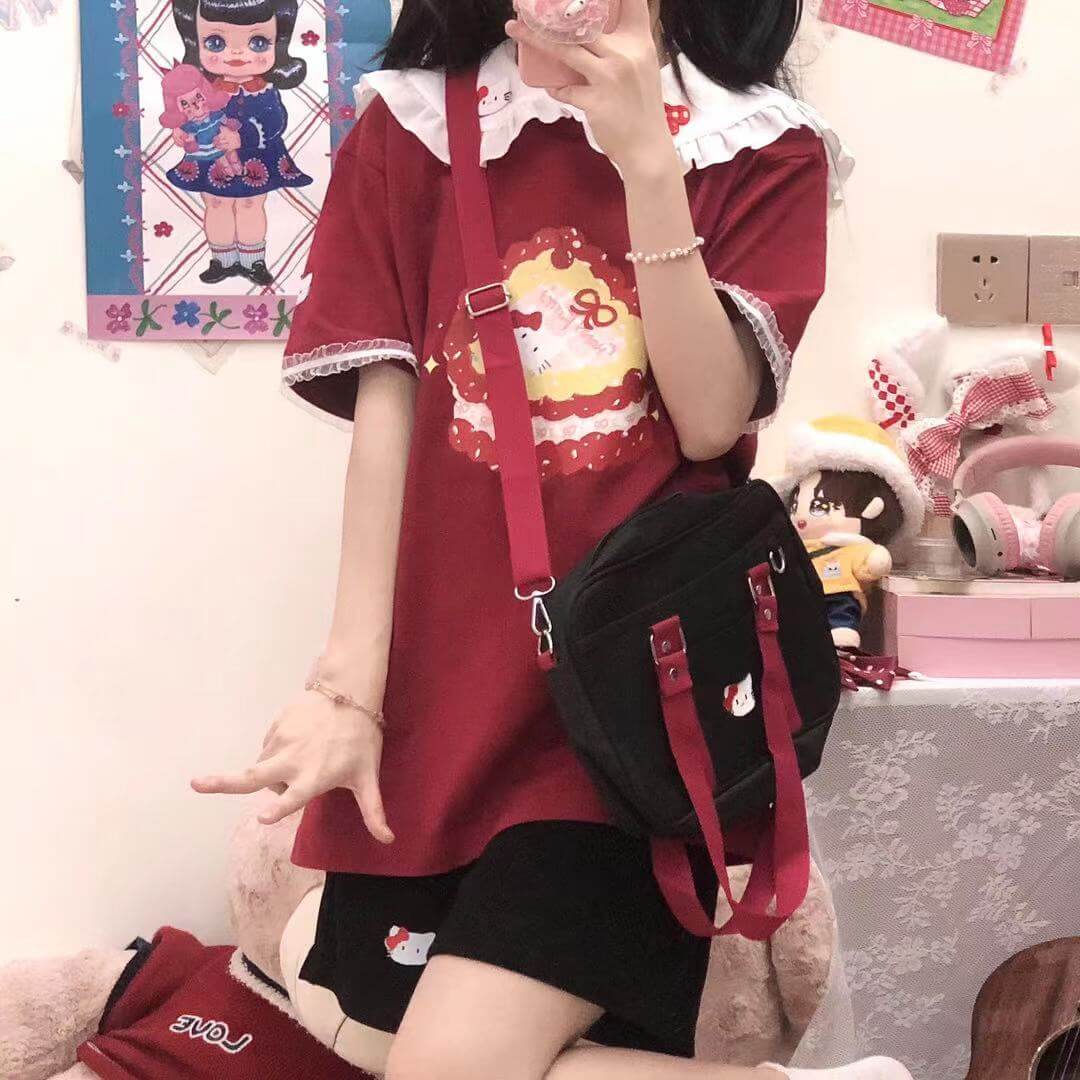 Kitty Cake Kawaii T-shirt
