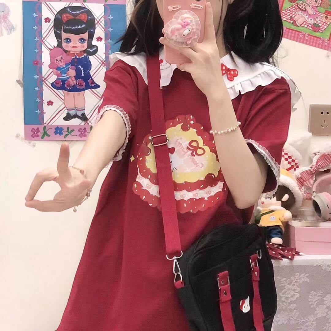 Kitty Cake Kawaii T-shirt