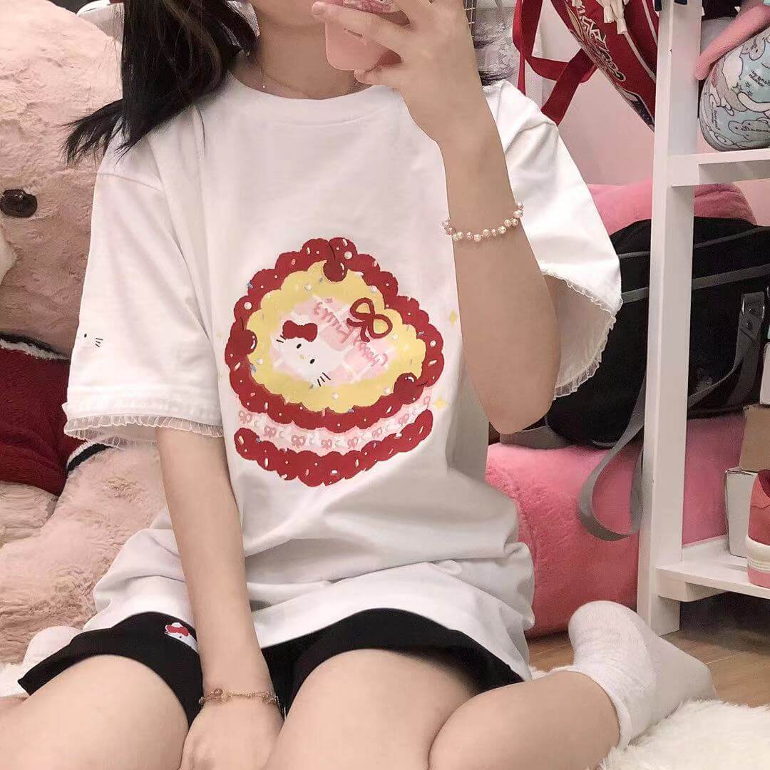 Kitty Cake Kawaii T-shirt