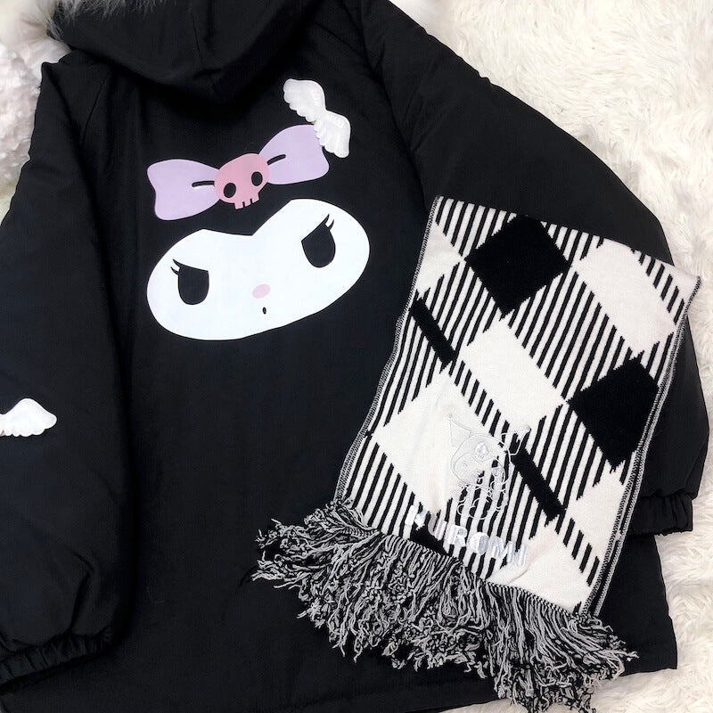 Écharpe Kuro Noir Blanc