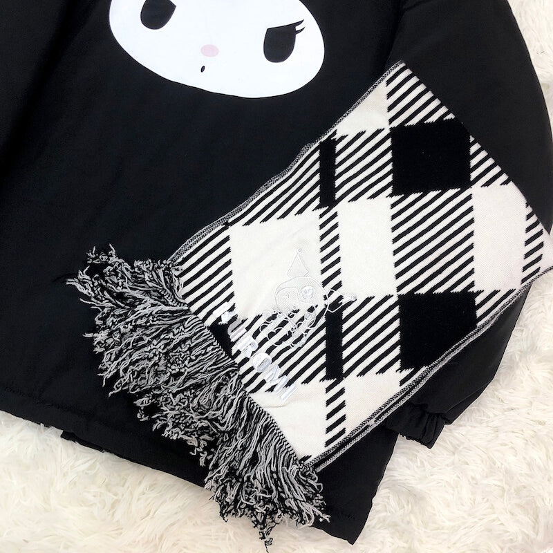 Écharpe Kuro Noir Blanc