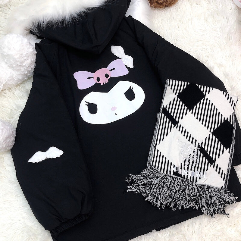 Écharpe Kuro Noir Blanc