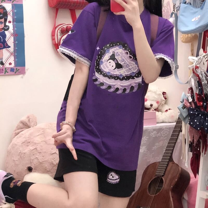 Kuro Cake Lace T-shirt