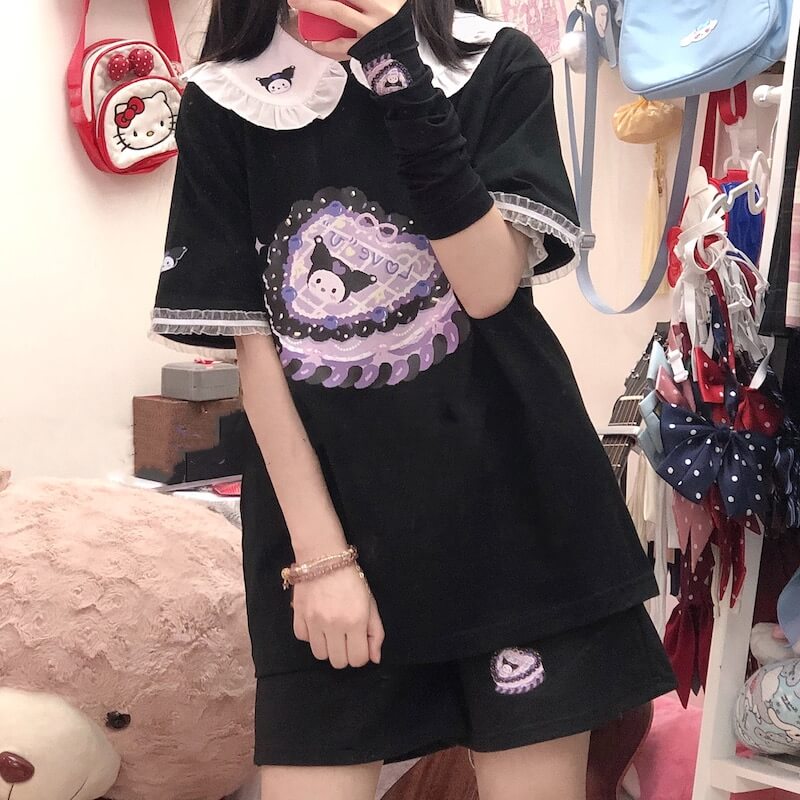 Kuro Cake Lace T-shirt
