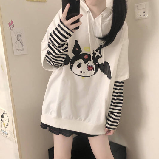 Evil Kuro Stripes Hoodie